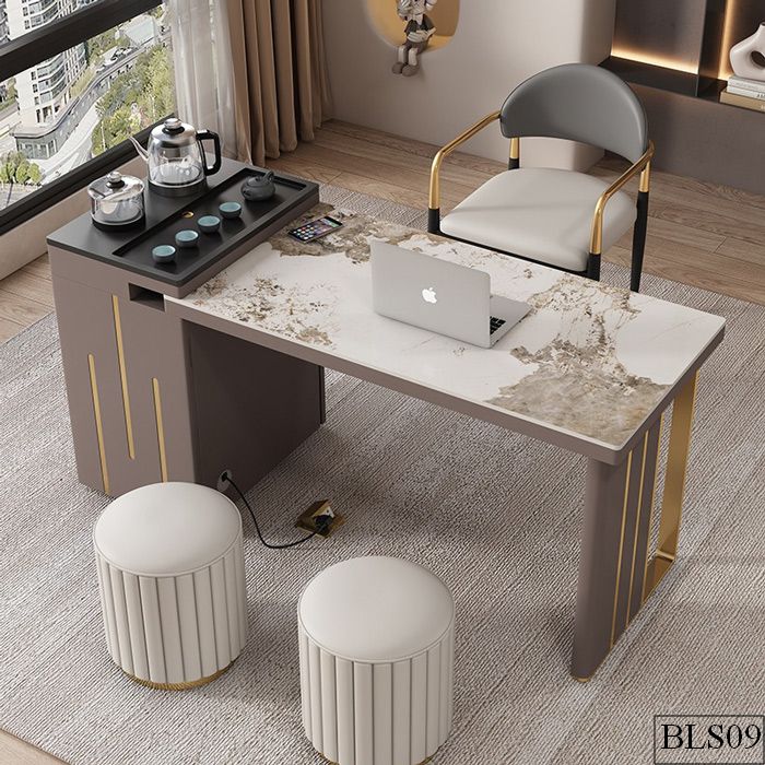 Bàn làm việc kết hợp bàn trà BLS09