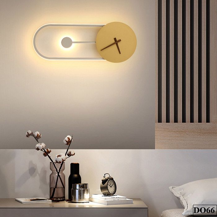 Đèn treo tường kết hợp đồng hồ Izcyta - DO66 - Hoài An Vendor