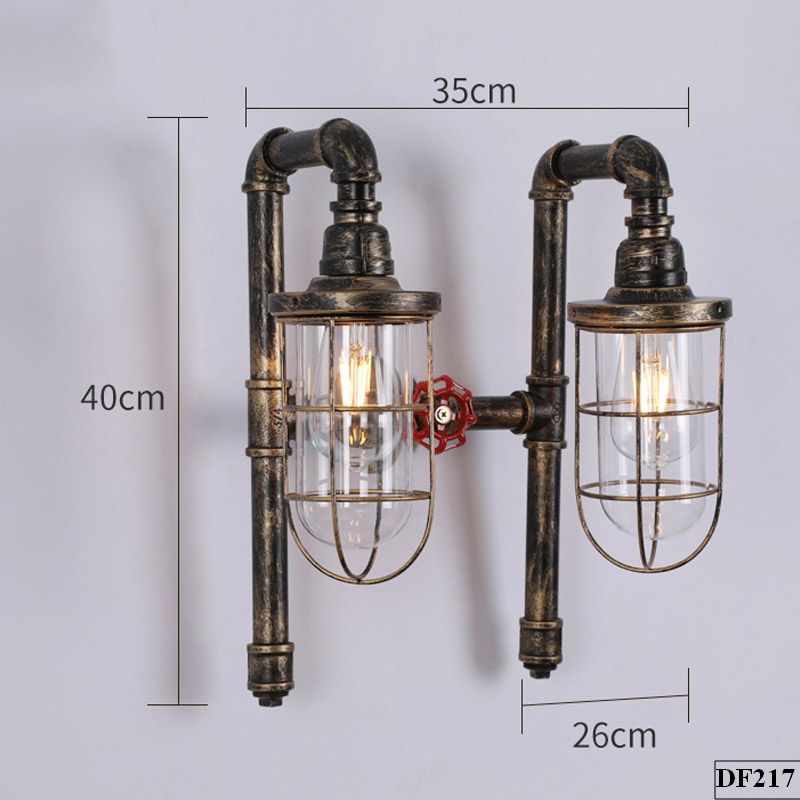 Đèn treo tường quán cafe cổ điển Clastia DF217
