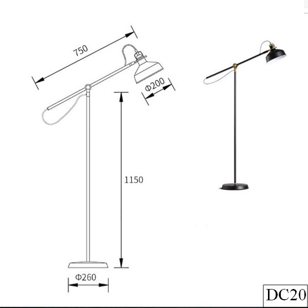Đèn Led Cây Phòng Khách Hiện Đại Ozzka DC20 5 Đèn Led Cây Phòng Khách Hiện Đại Ozzka DC20 - Ảnh 5
