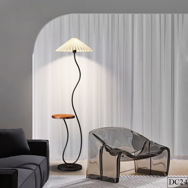 Đèn cây đứng sofa Huka DC24 | Cao 147cm