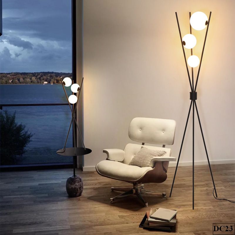 Đèn cây đứng trang trí phòng khách Pindo DC23