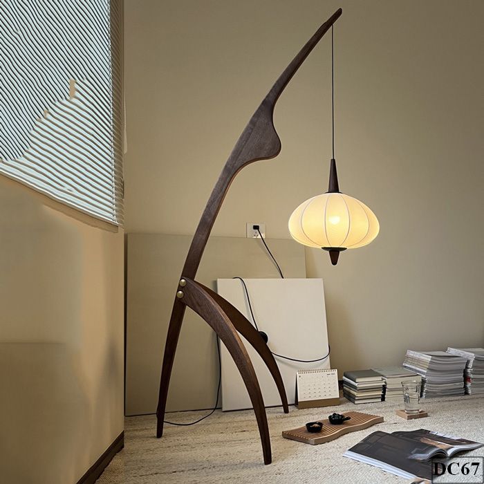 Đèn cây gỗ phòng khách Pate DC67 | 48*43*165cm 4 Đèn cây gỗ phòng khách Pate DC67 | 48*43*165cm - Ảnh 4