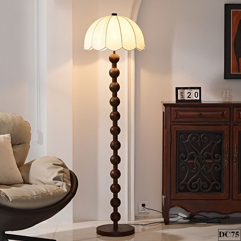 Đèn cây gỗ trang trí sofa Kistune DC75 | 45*160cm