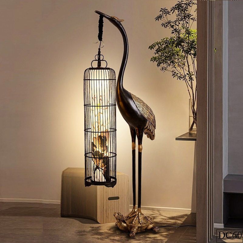 Đèn Cây Tam Sư Hạc cưỡi Rùa DC60 | Cao 160cm/180cm