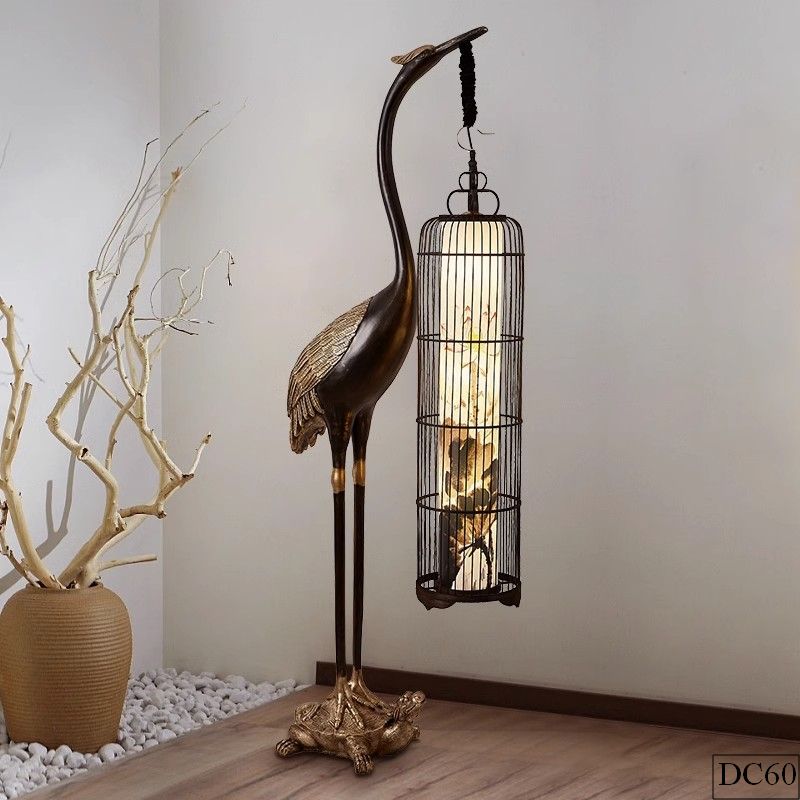 Alternative view of Đèn Cây Tam Sư Hạc cưỡi Rùa DC60 | Cao 160cm/180cm