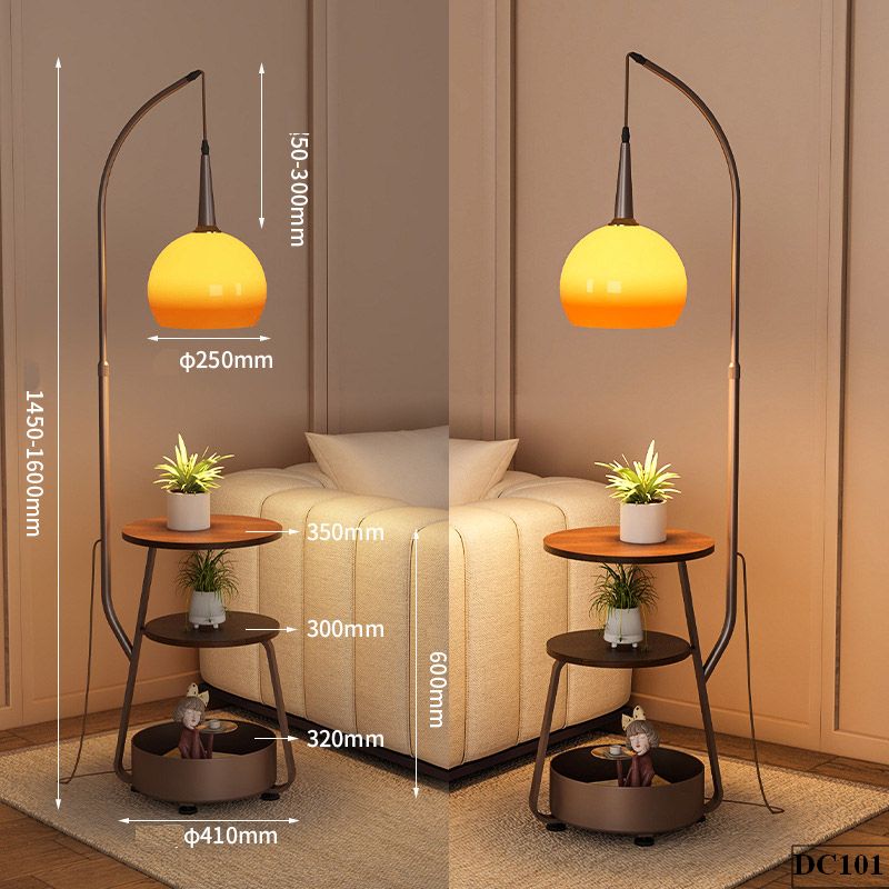 Đèn cây đứng trang trí sofa Grace Shelf DC115 3 Đèn cây đứng trang trí sofa Grace Shelf DC115 - Ảnh 3