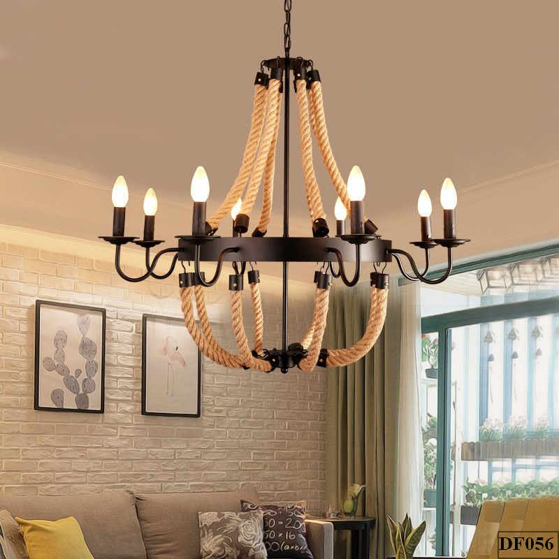 Đèn chùm thả vintage Ropeka DF056