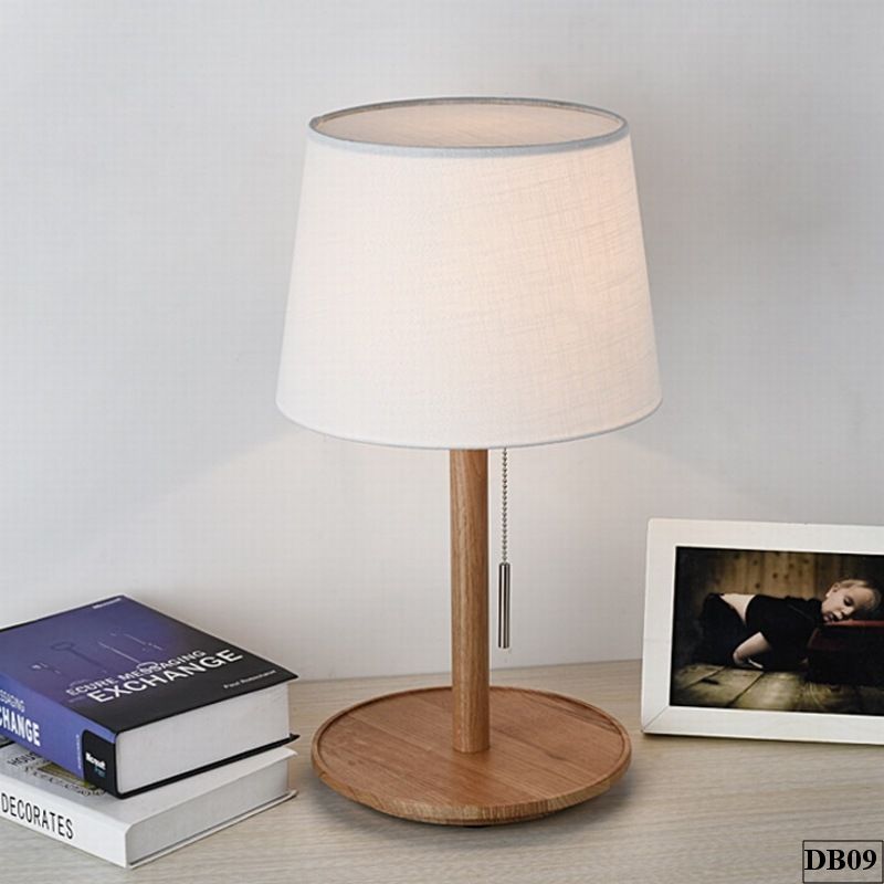 Đèn để bàn Mokuzai – DB09 | Gỗ tự nhiên, Cao 47cm