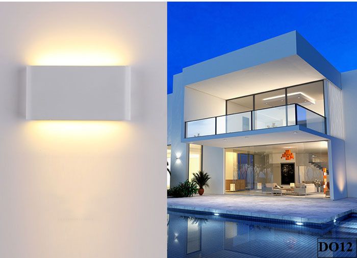 Đèn ốp tường 2 đầu hình chữ nhật Ringa -DO12