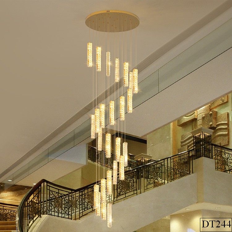 Đèn chùn thả phòng khách hình ống Ynu DT243