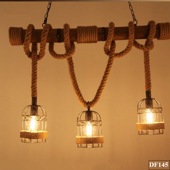 Đèn quấn thân tre 3 bóng Will DF145