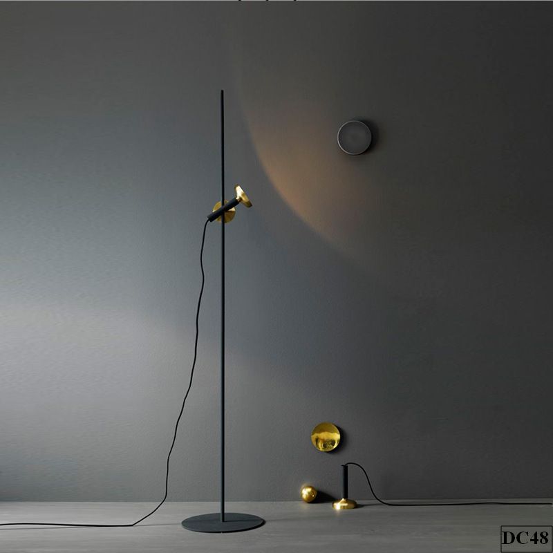 Đèn sàn bắc âu DC48 | Cao 168cm, Ánh sáng vàng