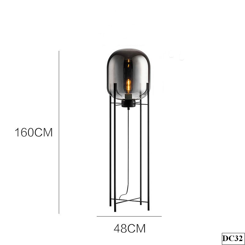 Đèn sàn chao thuỷ tinh Glasy DC32 | 38x140cm 4 Đèn sàn chao thuỷ tinh Glasy DC32 | 38x140cm - Ảnh 4