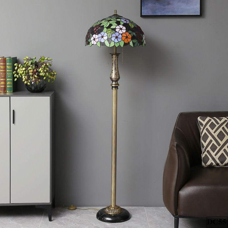 Đèn sàn phòng khách Tiffany Iazy DC55 | Cao 161cm, chao ĐK 46cm 4 Đèn sàn phòng khách Tiffany Iazy DC55 | Cao 161cm, chao ĐK 46cm - Ảnh 4