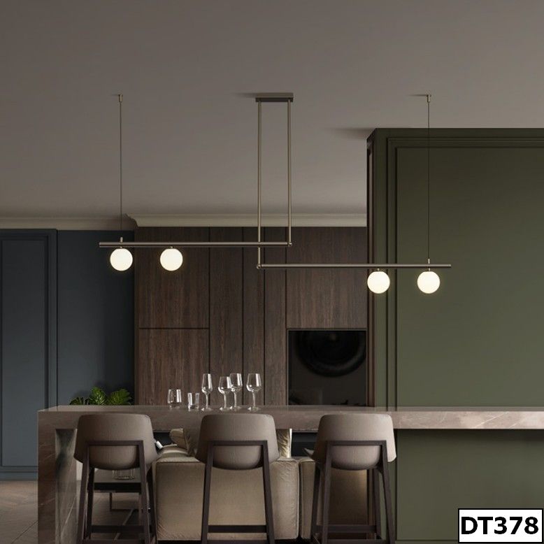 Đèn thả bàn ăn tối giản TwinBar Globe - DT378
