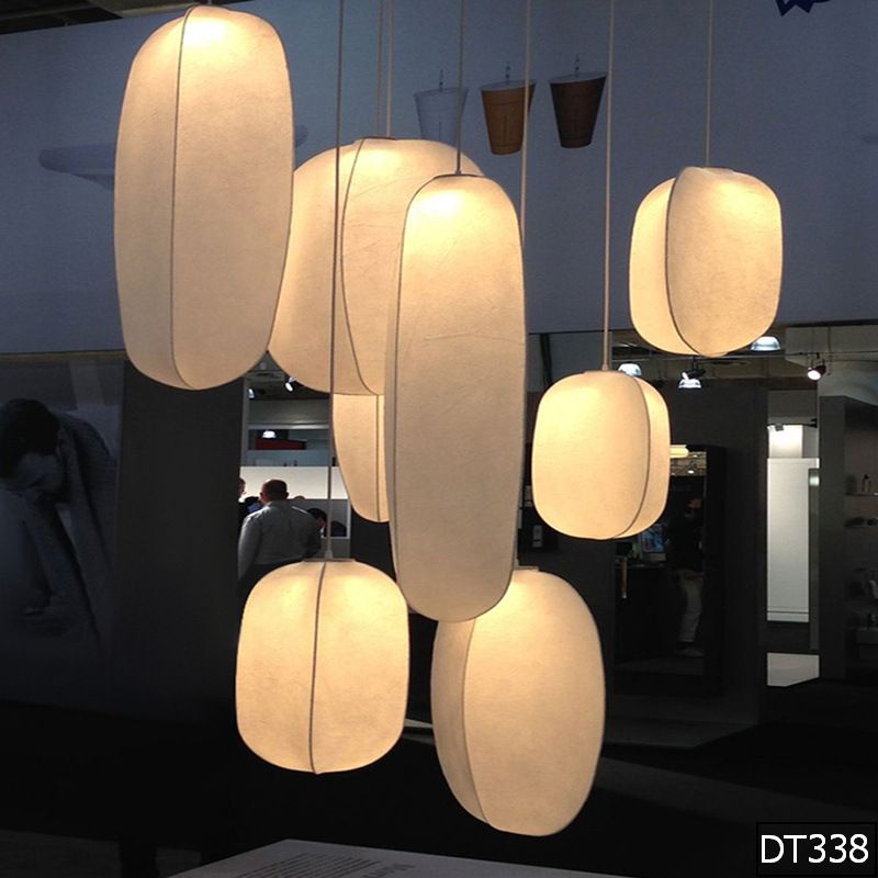 Đèn thả chao vải wabisabi DT338