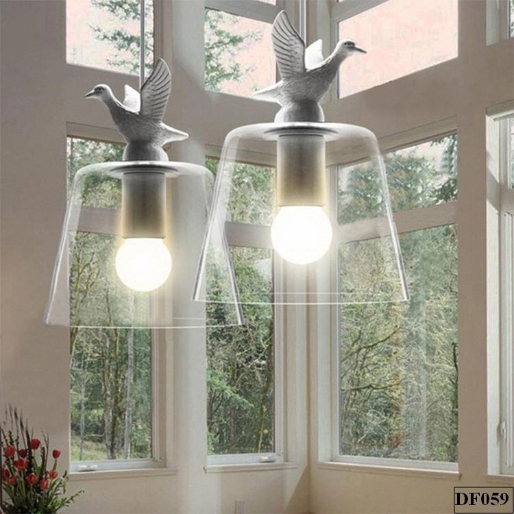 Đèn thả thuỷ tinh chim bầu câu Dovelight DF059