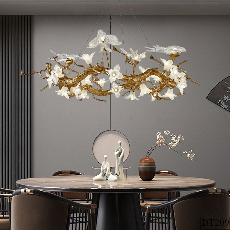 Đèn thả đồng cao cấp cổ điển Lightlux DT209