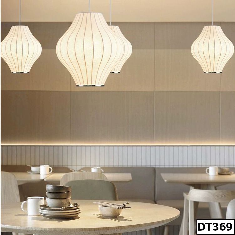 Đèn thả lồng vải hình thoi DT369