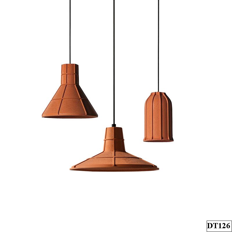 Đèn thả màu đỏ gạch DT126