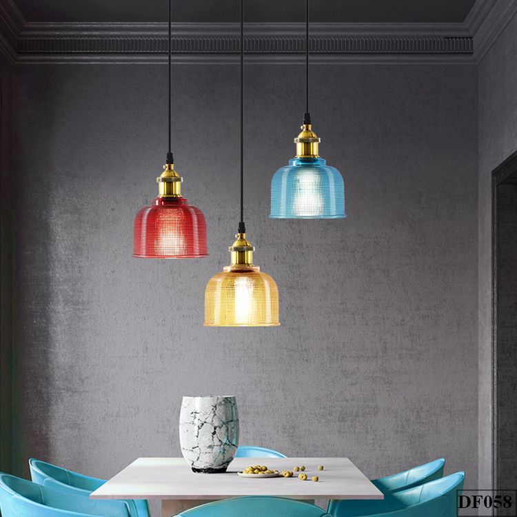 Đèn thả thuỷ tinh nhiều màu Glaslod DF058