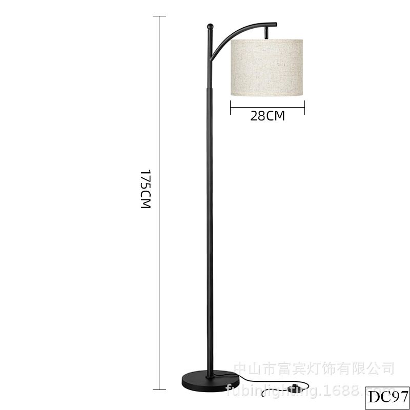 Đèn cây chao vải phòng khách Canvater DC97 | Cao 175cm 4 Đèn cây chao vải phòng khách Canvater DC97 | Cao 175cm - Ảnh 4