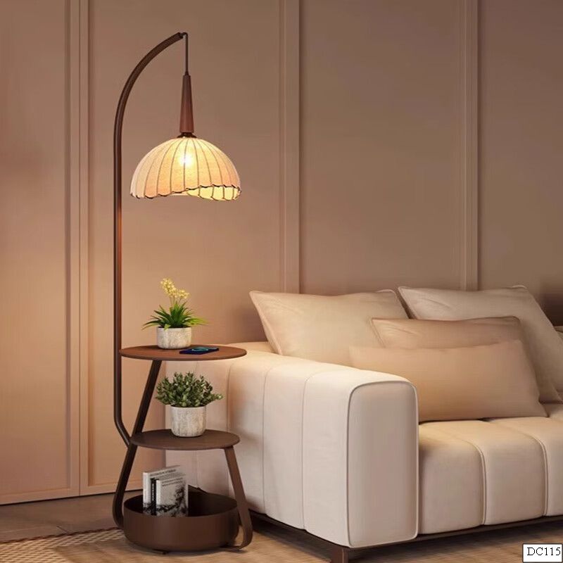 Đèn cây đứng trang trí sofa Grace Shelf DC115